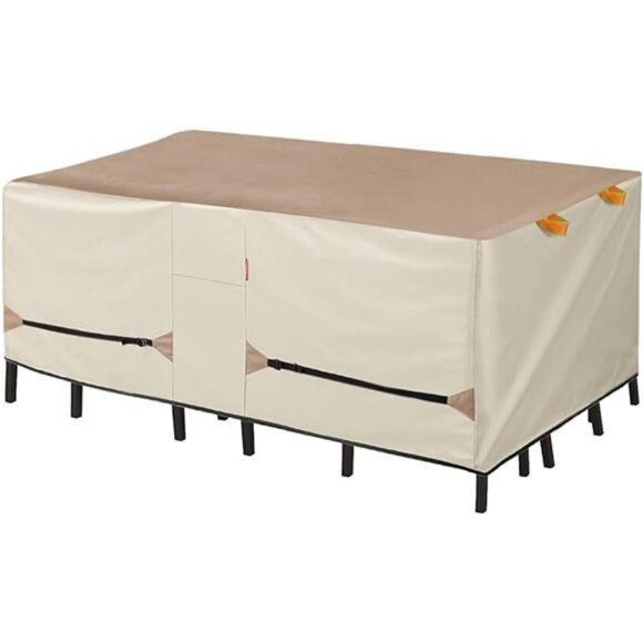 Porch Shield Patio Table Cover - Waterproof Outdoor Dining Table and Chairs - Picture 7 of 7